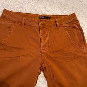 Prana Tan crop pants